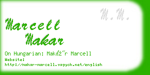 marcell makar business card